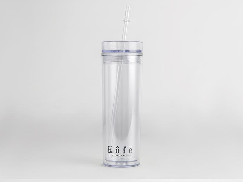 Kofe Classic Tumbler 16oz Transparent